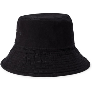 Amazon Essentials Women’s Washed Cotton Bucket Hat(Black)