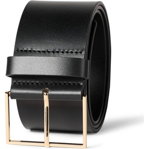 Amazon Essentials Women’s Wide Leather Waist Belt(Black)