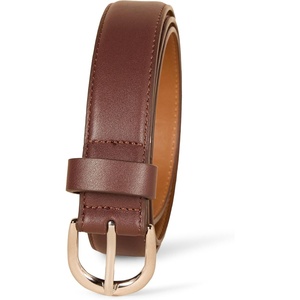 Amazon Essentials Women’s Work Dress Belt (Available in Plus Size)(Brown)