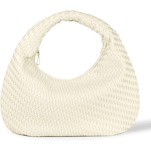 Amazon Essentials Women’s Woven Shoulder Bag(Off-white)