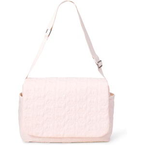 Amazon Essentials x Sofia Grainge Women’s Quilted Diaper Tote Bag with Multiple Pockets, Zip-top Closure with Flap(Pale Pink)