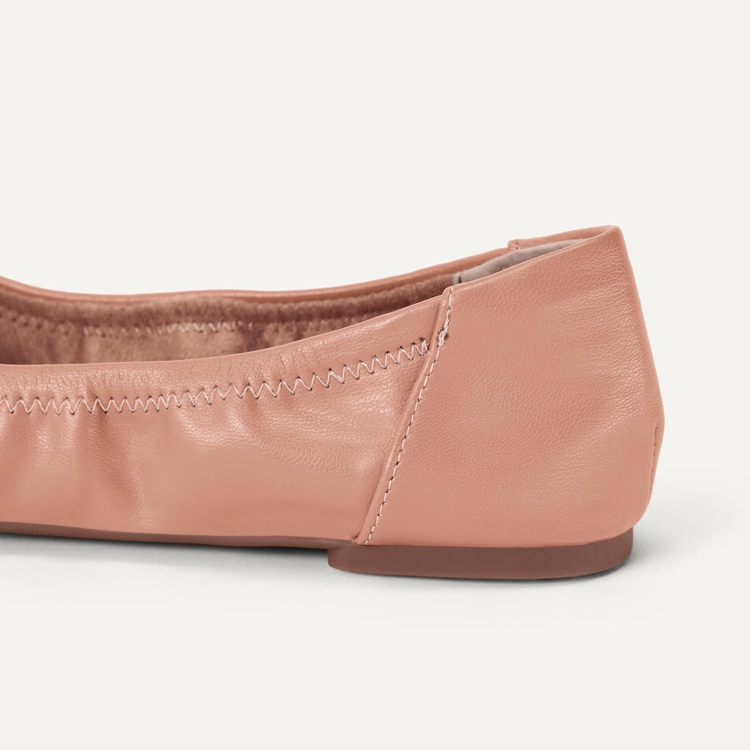 image:imageAmazon Essentials Womens Comfortable Round Toe Ballet Flats Cushioned Memory FoamLight Camel