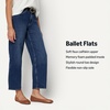 Amazon Essentials Women’s Comfortable Round Toe Ballet Flats, Cushioned Memory Foam(Camel)
