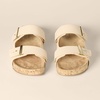 Amazon Essentials Women’s Double Strap Cork Sandals(Beige)