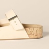 Amazon Essentials Women’s Double Strap Cork Sandals(Beige)