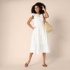 Amazon Essentials Women’s Mini Heel Mule Sandals(Cream Cane Weave)