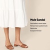 Amazon Essentials Women’s Mini Heel Mule Sandals(Cream Cane Weave)