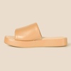 Amazon Essentials Women’s Slide Flatform Sandal(Camel)