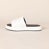 Amazon Essentials Women’s Slide Flatform Sandal(White)