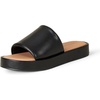 Amazon Essentials Women’s Slide Flatform Sandal(Black)