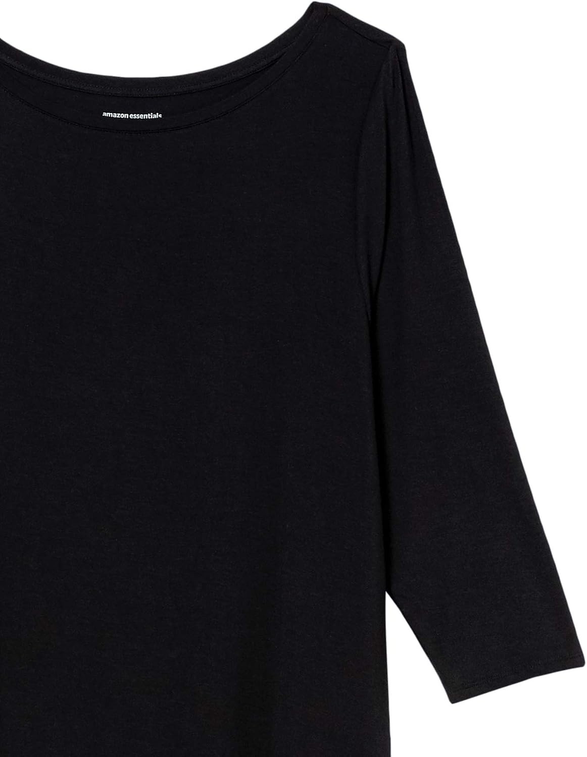 image:imageAmazon Essentials Womens 34 Sleeve BoatNeck Dress Available in Plus Size
