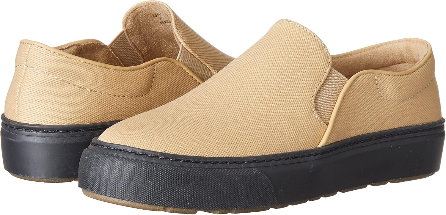 image:imageAmazon Essentials Womens Comfortable Slipon SneakersKhaki Brown
