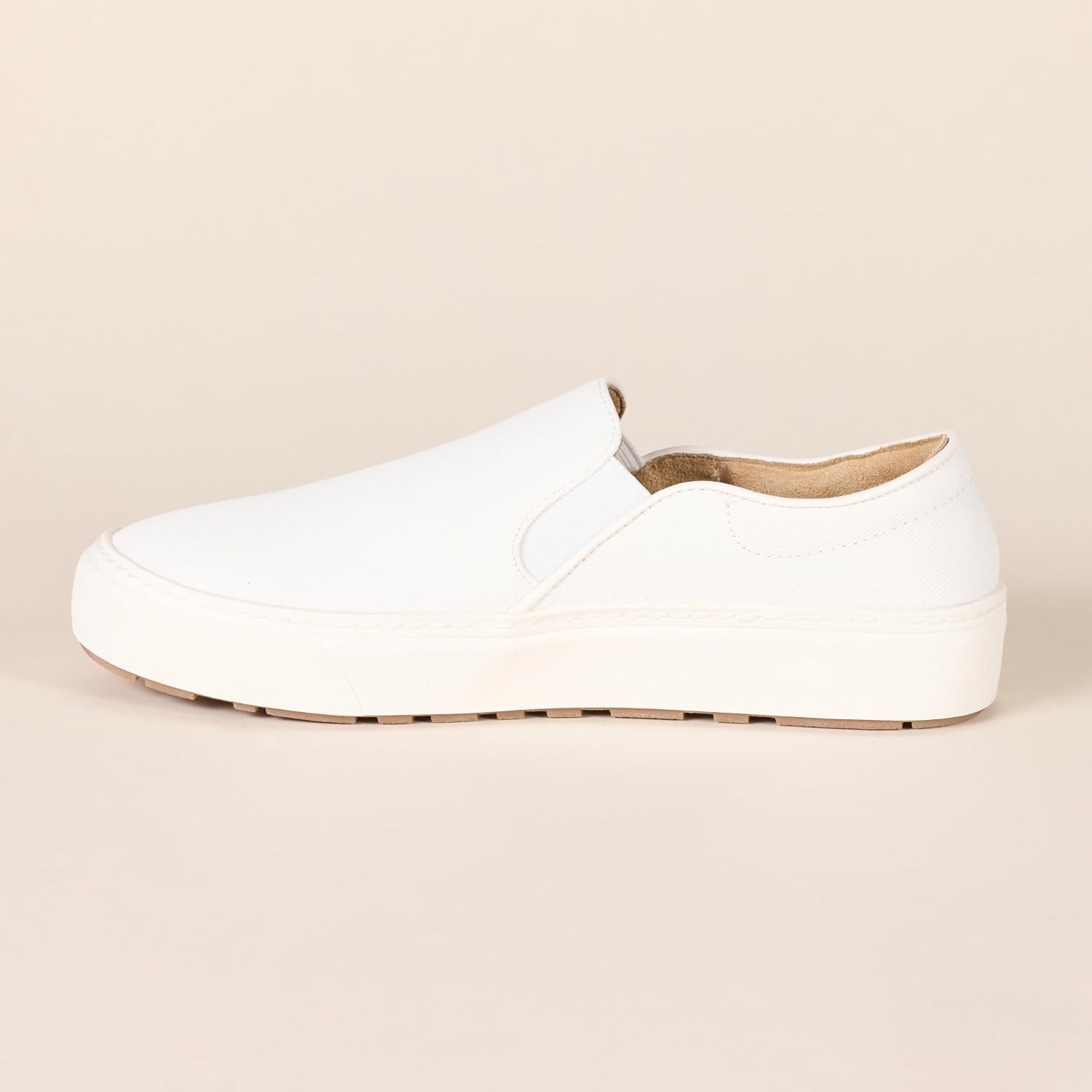 image:imageAmazon Essentials Womens Comfortable Slipon SneakersWhite