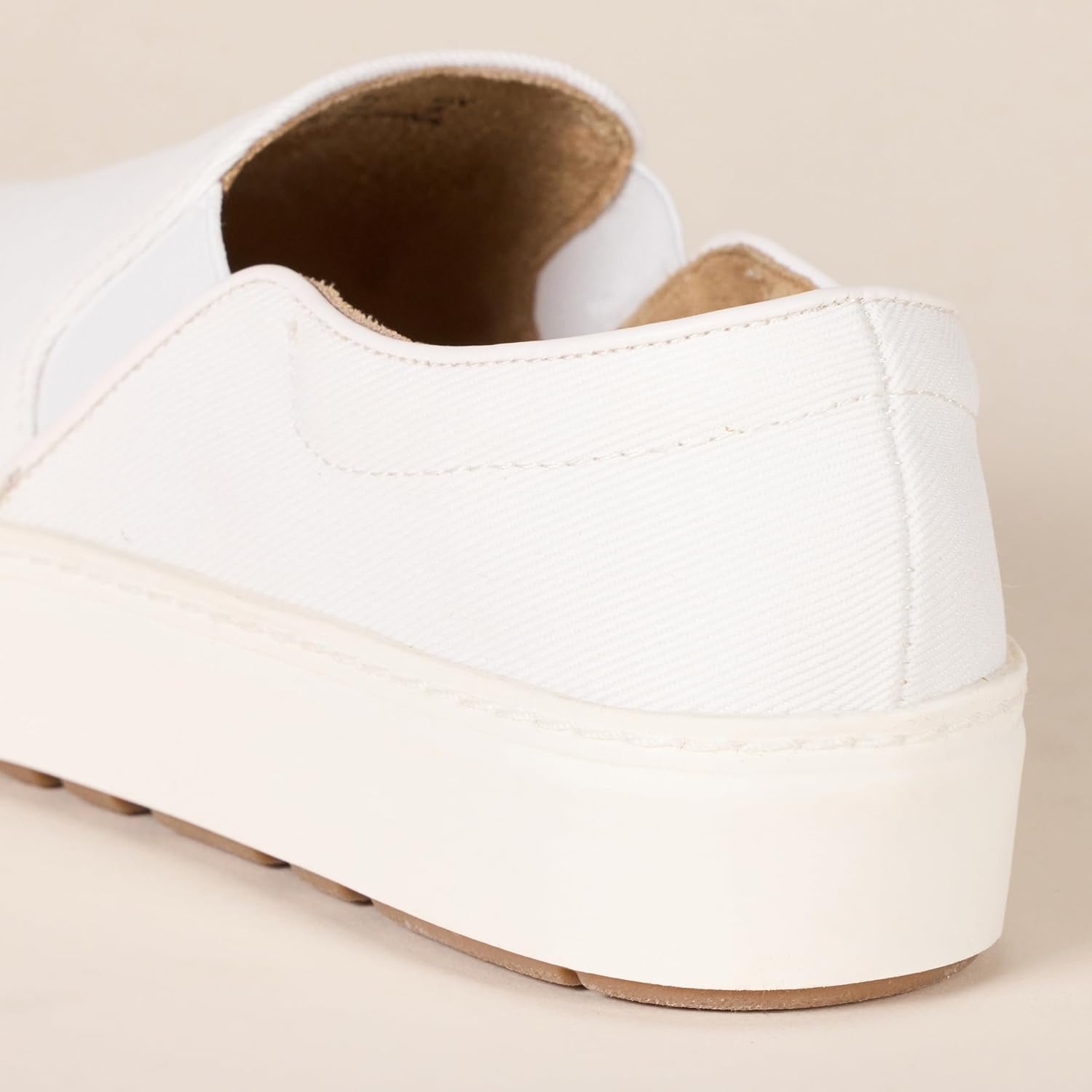 image:imageAmazon Essentials Womens Comfortable Slipon SneakersWhite