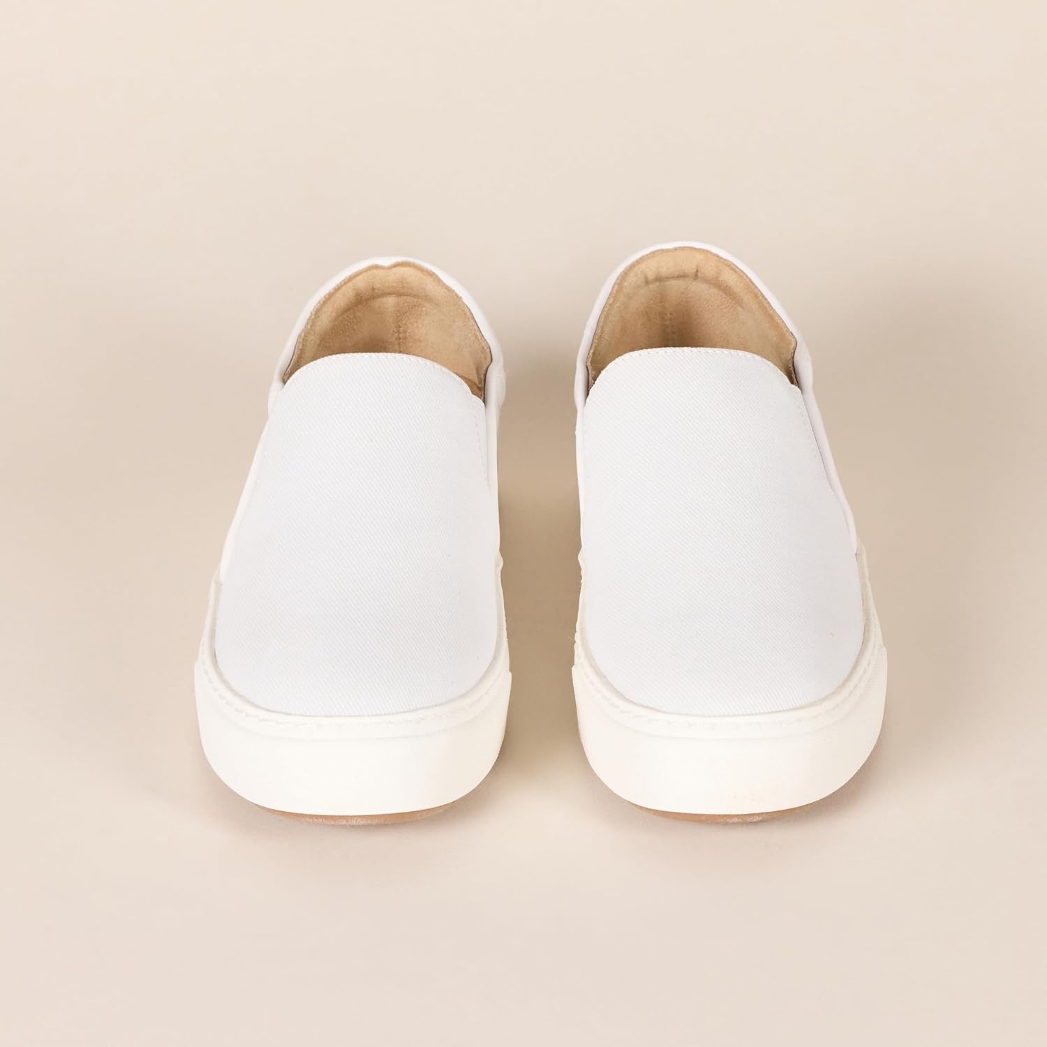 image:imageAmazon Essentials Womens Comfortable Slipon SneakersWhite