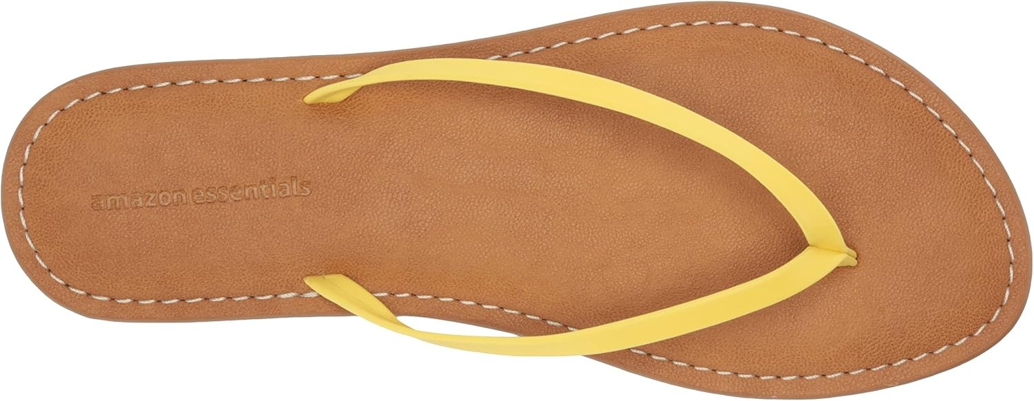 image:imageAmazon Essentials Womens Thong SandalBright Yellow