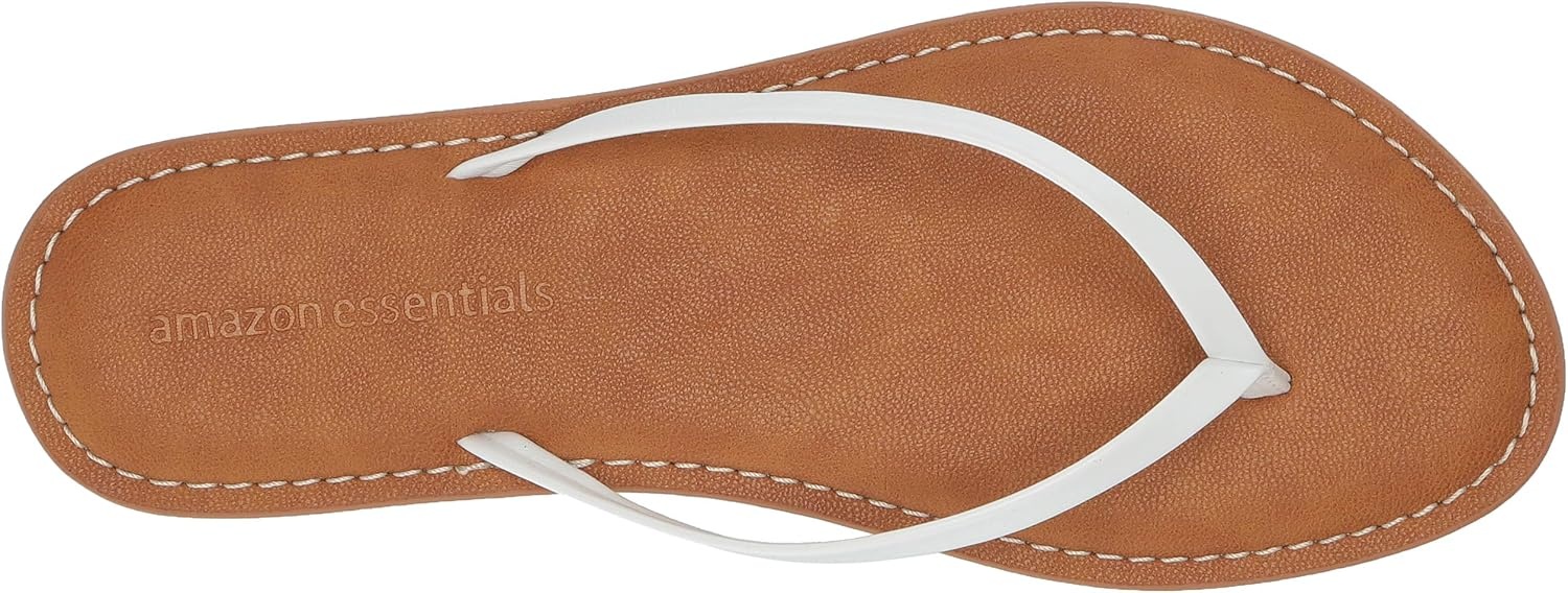 image:imageAmazon Essentials Womens Thong SandalWhite