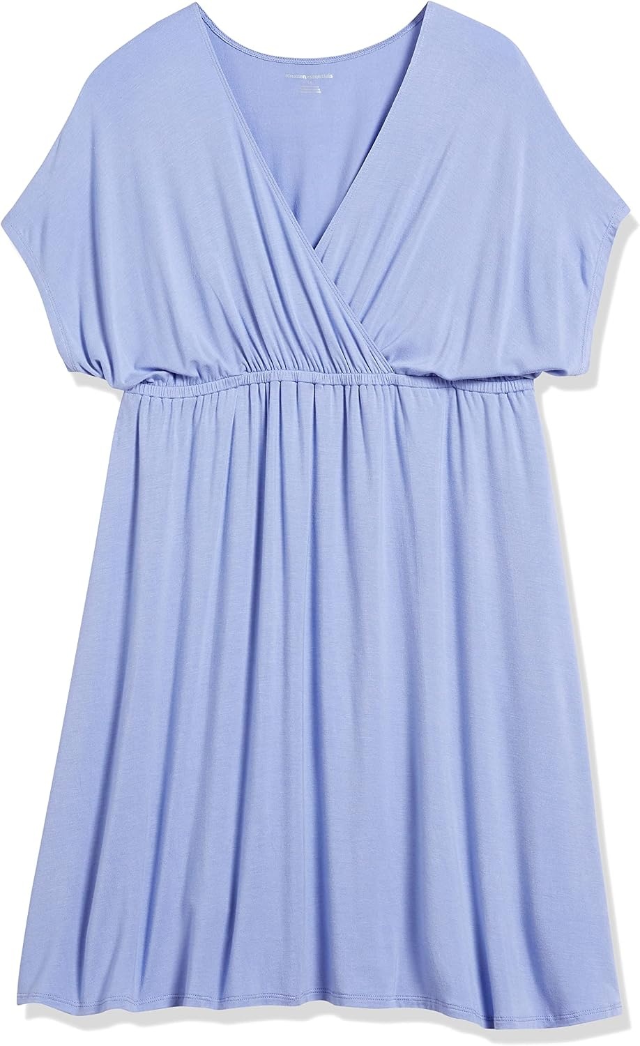 image:imageAmazon Essentials Womens V Neck Elastic Waist Surplice Dress Available in Plus SizeSoft Violet