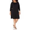 Amazon Essentials Women’s 3/4 Sleeve Boat-Neck Dress (Available in Plus Size)