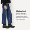 Amazon Essentials Women’s Chelsea Ankle Rain Boot(Black)