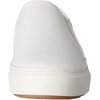 Amazon Essentials Women’s Comfortable Slip-on Sneakers(White)