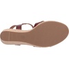 Amazon Essentials Women’s Espadrille Wedge Sandal with Adjustable Buckle, Elastic Strap(Brown)