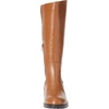 Amazon Essentials Women’s Knee High Riding Boot(Black Dark Caramel Faux Leather)