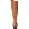 Amazon Essentials Women’s Knee High Riding Boot(Black Dark Caramel Faux Leather)