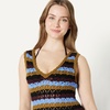 Amazon Essentials Women’s Regular-Fit Crochet Cover-Up Dress(Tbc Sweater Knit Stripe)