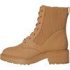 Amazon Essentials Women’s Rubberized Combat Boot with Chunky Outsole(Dark Tan)