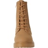 Amazon Essentials Women’s Rubberized Combat Boot with Chunky Outsole(Dark Tan)