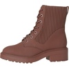 Amazon Essentials Women’s Rubberized Combat Boot with Chunky Outsole(Oxblood)