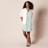 Amazon Essentials Women’s Sleeveless Woven A-line V Neck Shift Dress(Aqua Blue  Poppy)