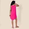 Amazon Essentials Women’s Sleeveless Woven A-line V Neck Shift Dress(Bright Pink)