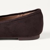 Amazon Essentials Women’s Soft Minimal Slip-On Loafer with Flexible Outsole(Dark Brown Faux Suede)