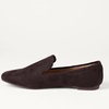 Amazon Essentials Women’s Soft Minimal Slip-On Loafer with Flexible Outsole(Dark Brown Faux Suede)