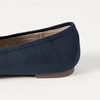 Amazon Essentials Women’s Soft Minimal Slip-On Loafer with Flexible Outsole(Navy Faux Suede)