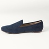 Amazon Essentials Women’s Soft Minimal Slip-On Loafer with Flexible Outsole(Navy Faux Suede)