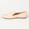 Amazon Essentials Women’s Soft Minimal Slip-On Loafer with Flexible Outsole(Pale Beige Faux Leather)