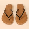 Amazon Essentials Women’s Thong Sandal(Black)