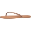 Amazon Essentials Women’s Thong Sandal(Dark Brown)