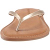 Amazon Essentials Women’s Thong Sandal(Gold)