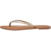 Amazon Essentials Women’s Thong Sandal(Gold)