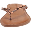 Amazon Essentials Women’s Thong Sandal(Light Brown Leopard)