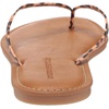 Amazon Essentials Women’s Thong Sandal(Light Brown Leopard)