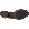 Amazon Essentials Women’s Two Strap Heeled Sandals with Adjustable Ankle Strap, Padded Memory Foam Insole(Chocolate)