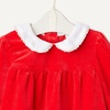 Amazon Essentials x Sofia Grainge Toddler and Baby Girls’ Corduroy Velour Set with Gathered Yoke, Poplin Collar, Elastic Waist