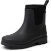Amazon Essentials Women’s Chelsea Ankle Rain Boot(Black)