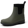 Amazon Essentials Women’s Chelsea Ankle Rain Boot(Olive)
