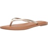Amazon Essentials Women’s Thong Sandal(Gold)